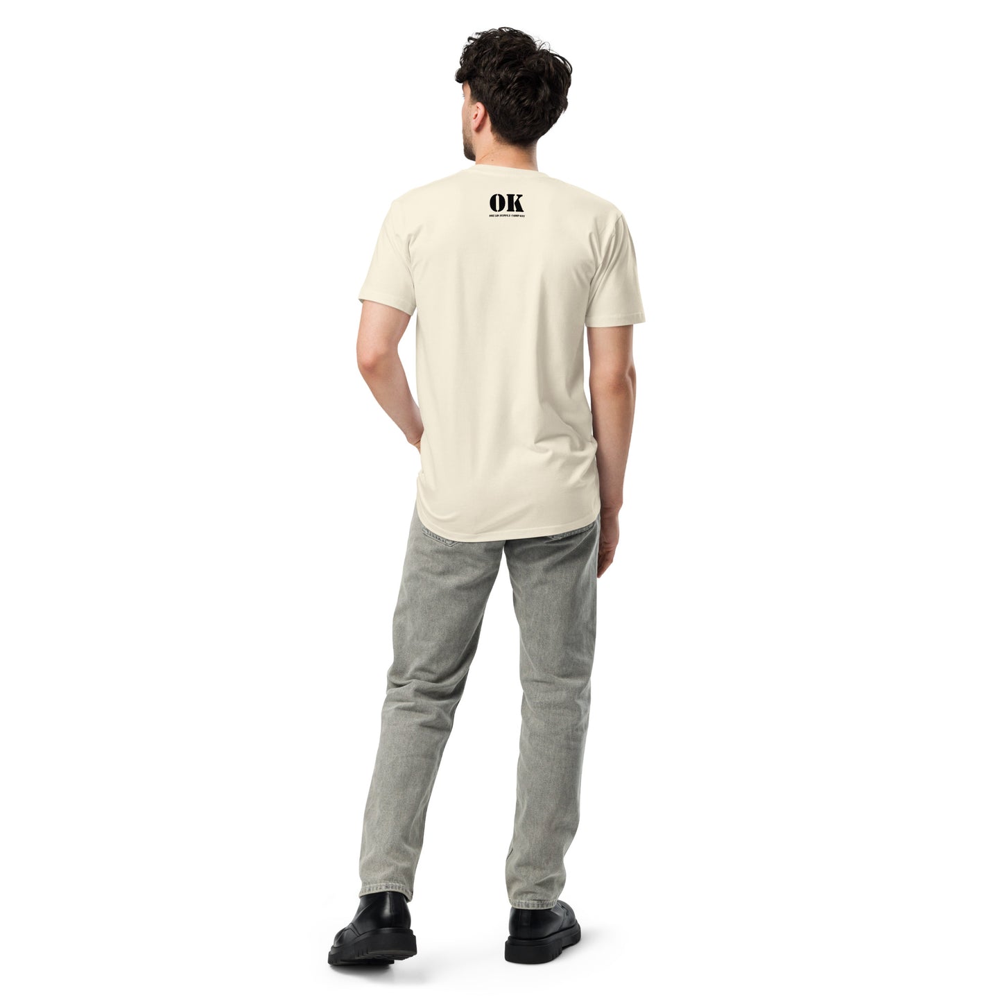 Handwritten - Everything is going to be OK - Ivory Unisex Premium Tee