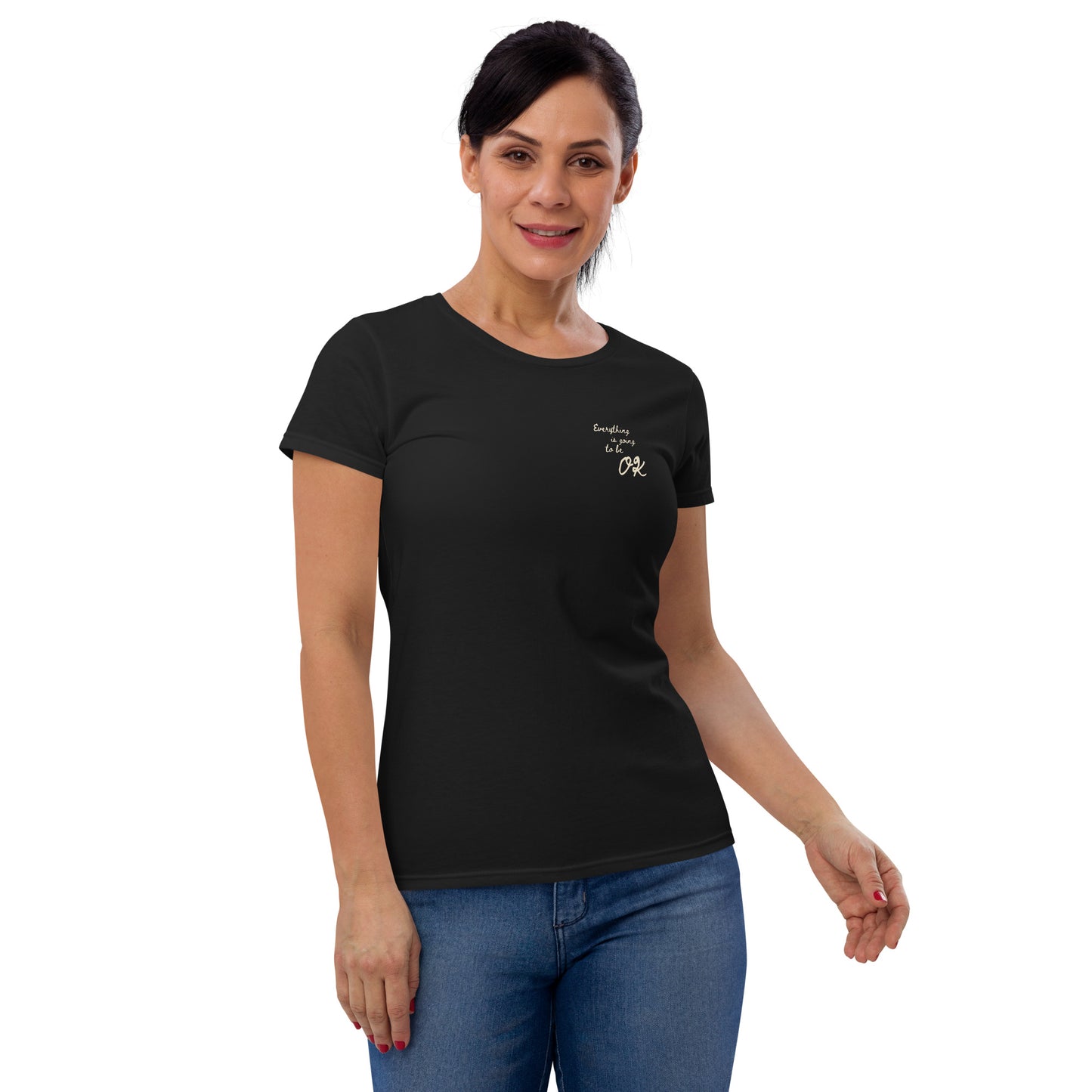 Handwritten - Everything is going to be OK - Black Women's t-shirt