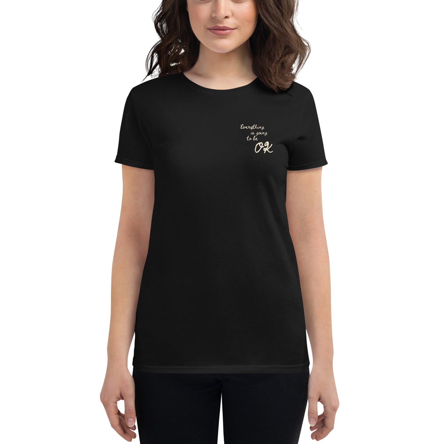 Handwritten - Everything is going to be OK - Black Women's t-shirt