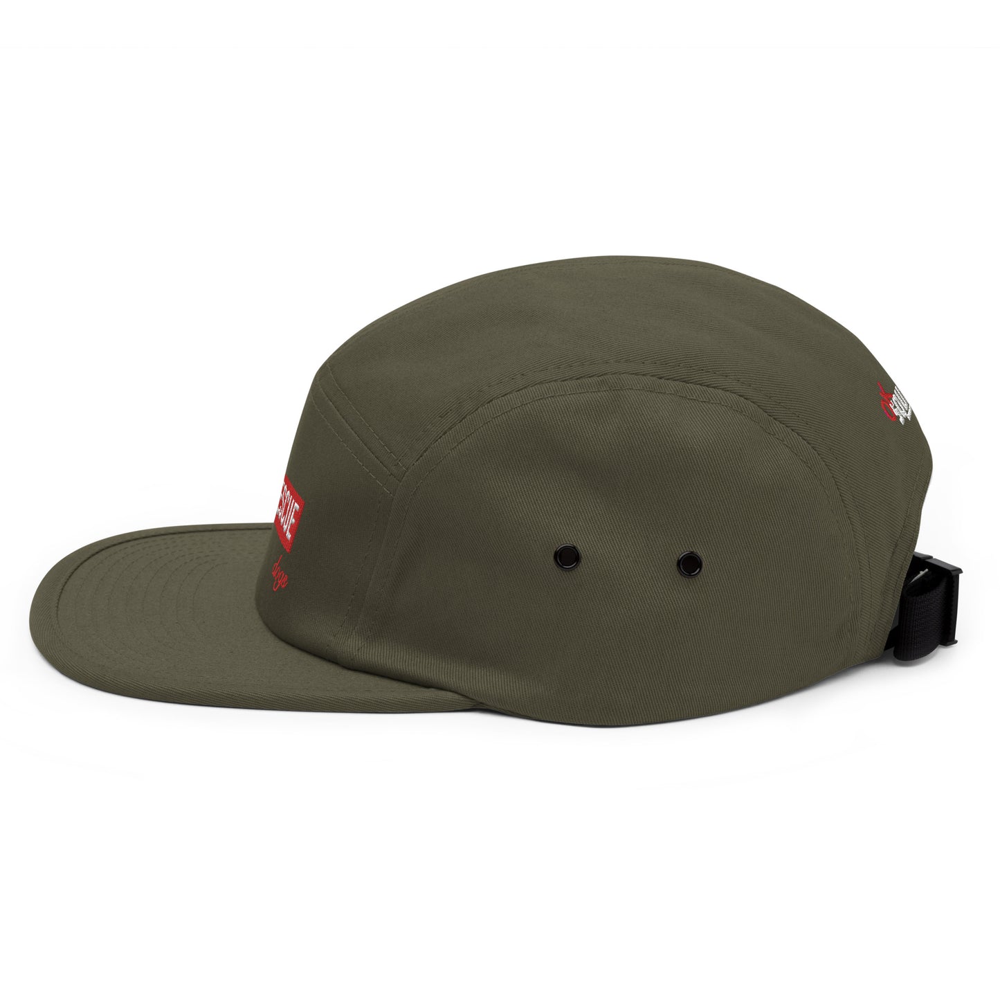 Rescue Dogs Five Panel Cap - Olive