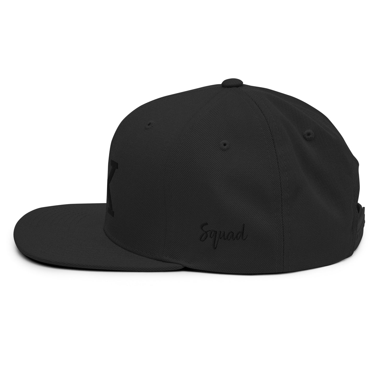 Blacked Out OK Classic Snapback Hat