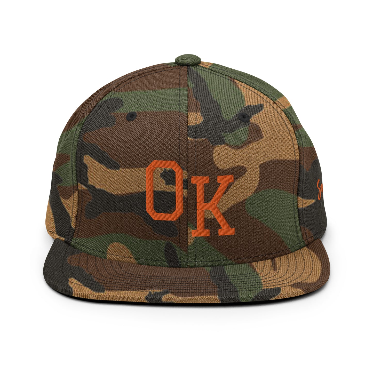 Woodlands OK Snapback Hat