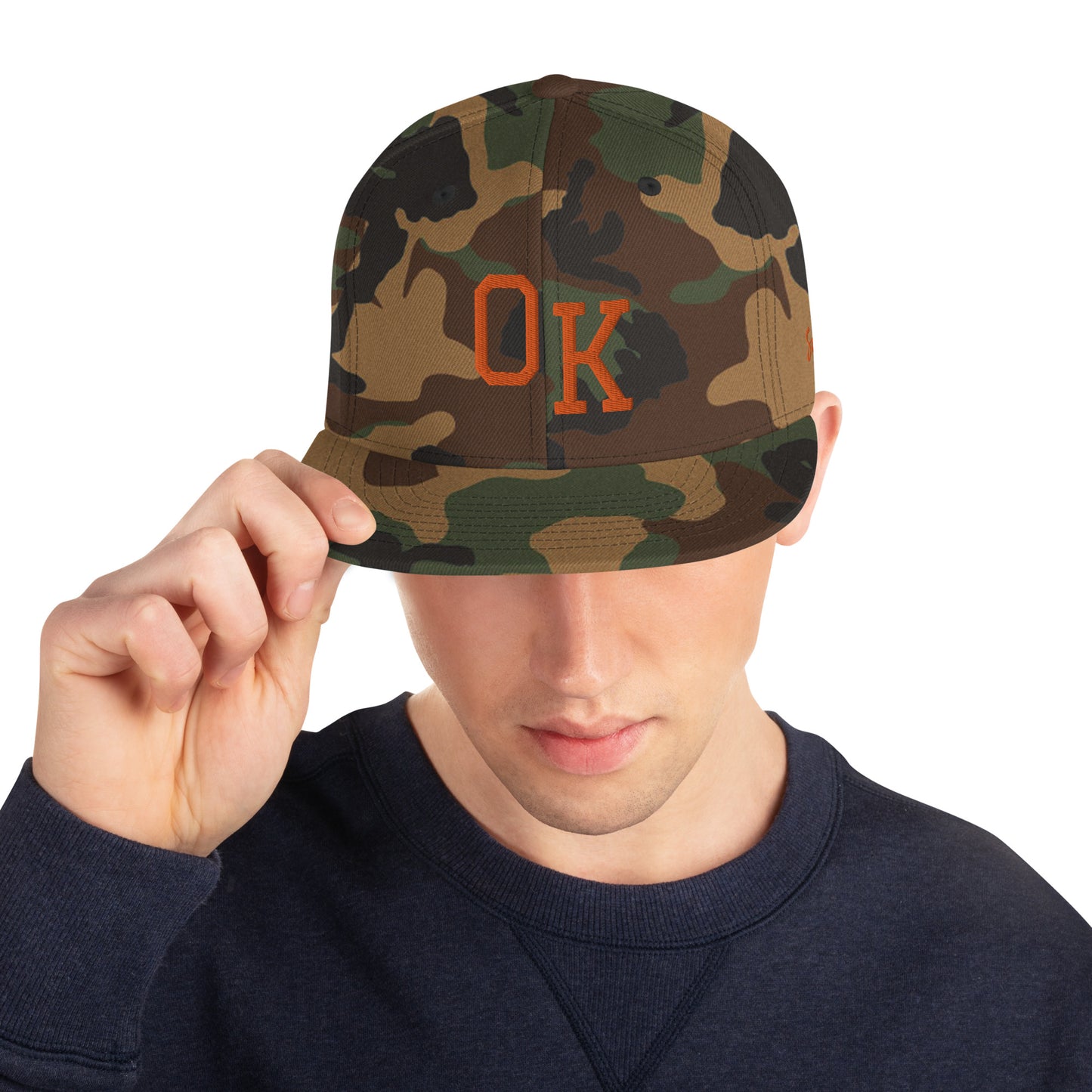 Woodlands OK Snapback Hat