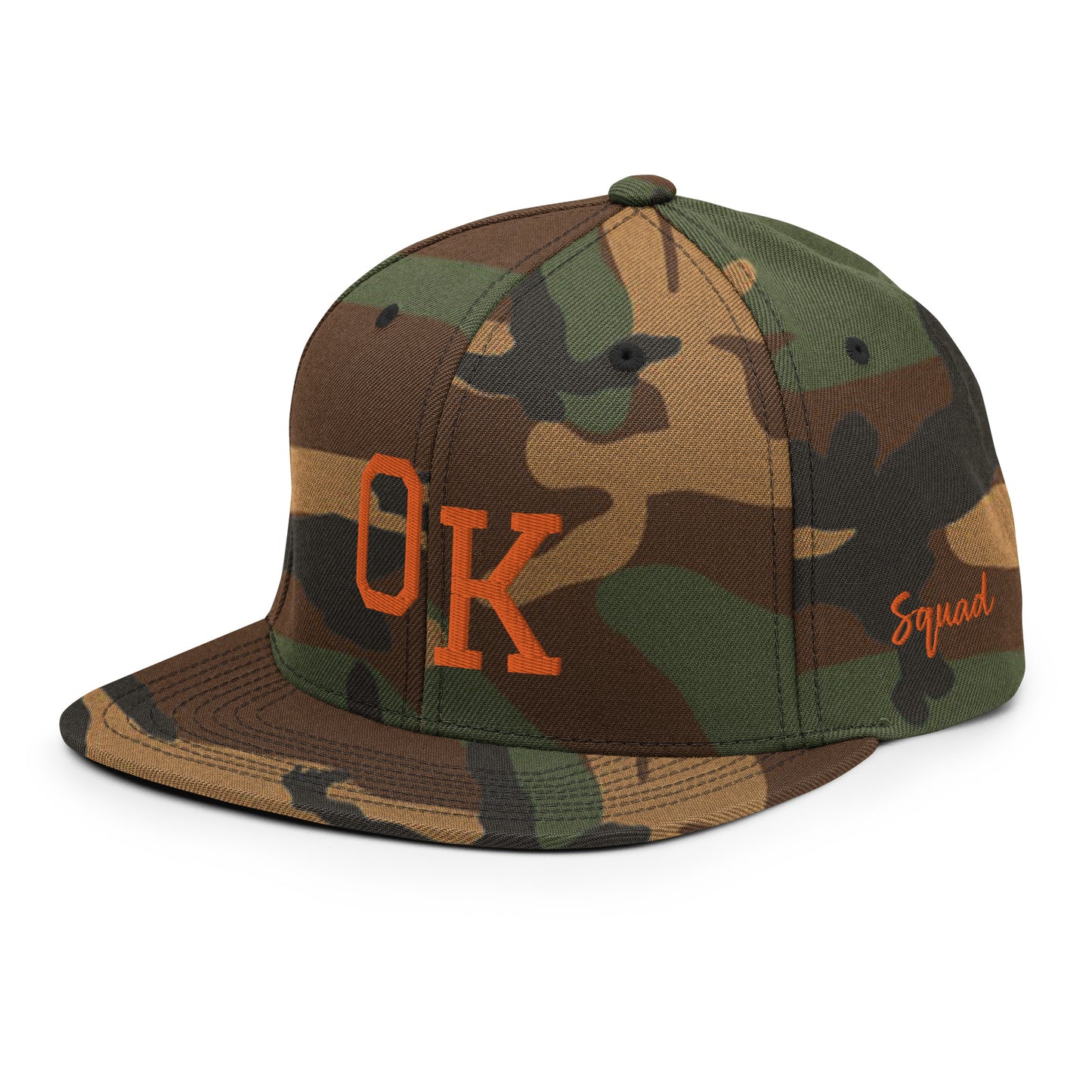 Woodlands OK Snapback Hat