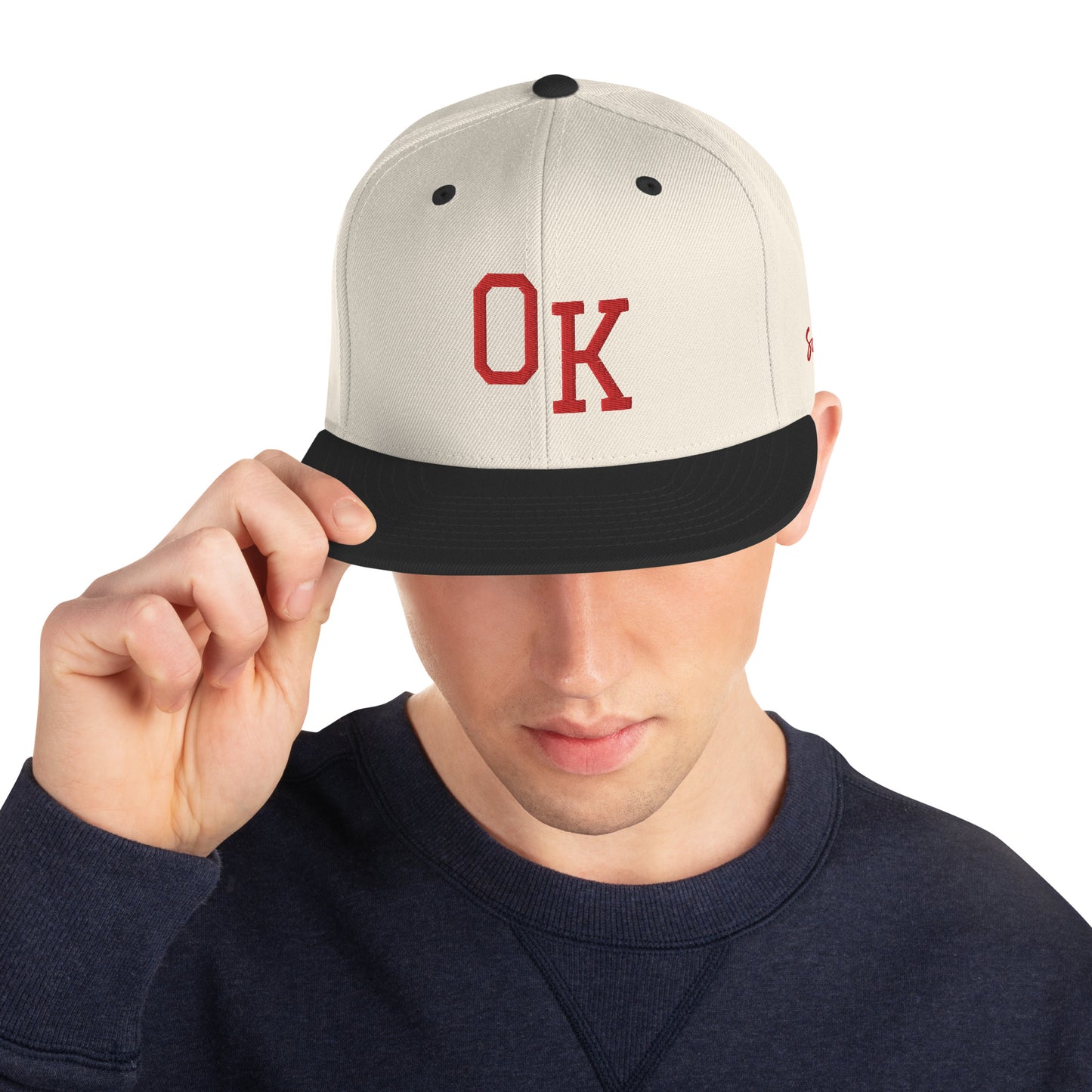 Jersey OK Snapback Hat