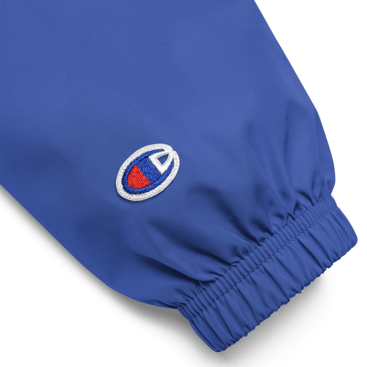 OK Squad Embroidered Champion Packable Jacket - Royal Blue