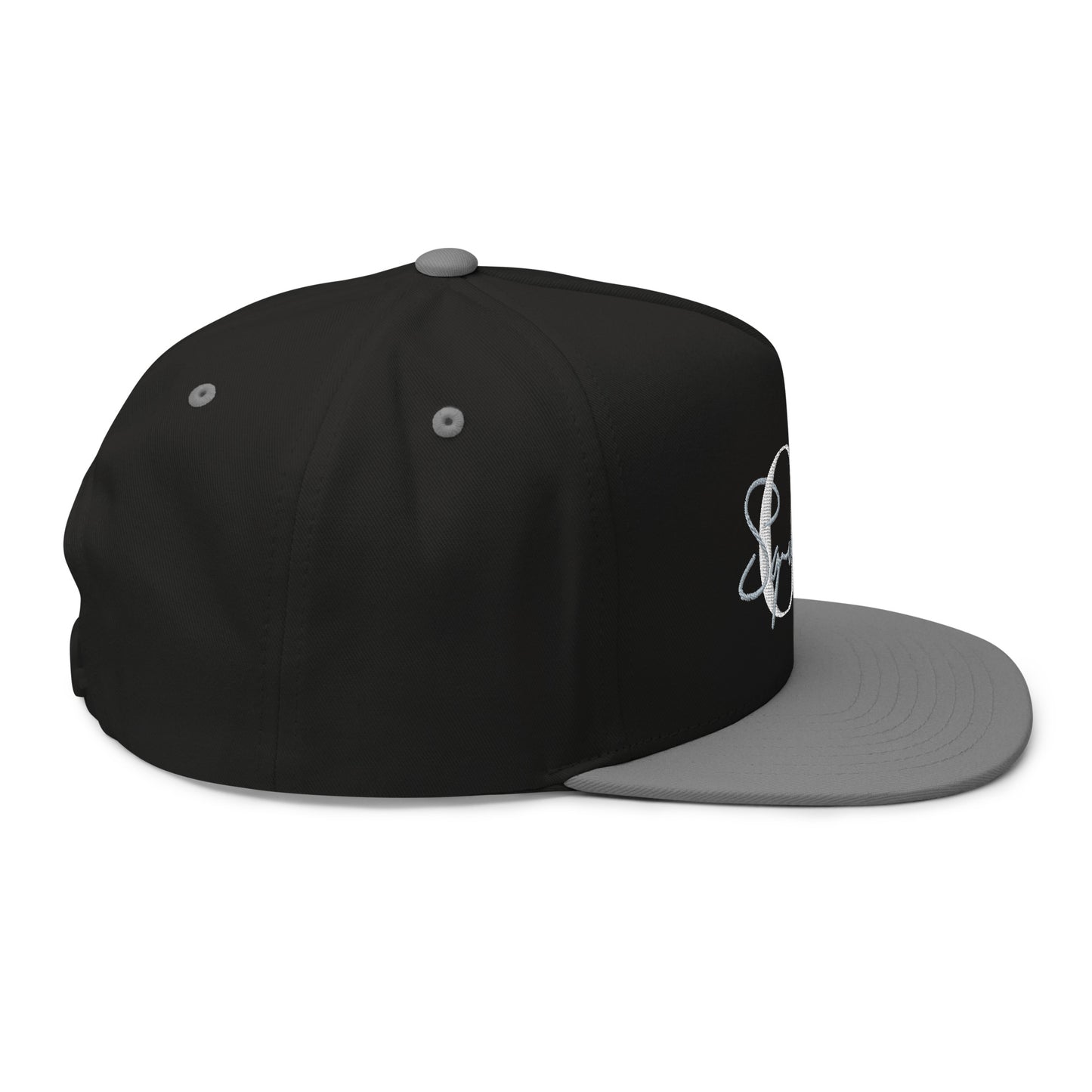 OK Squad 5-Panel Flat Bill Cap - Black/Grey