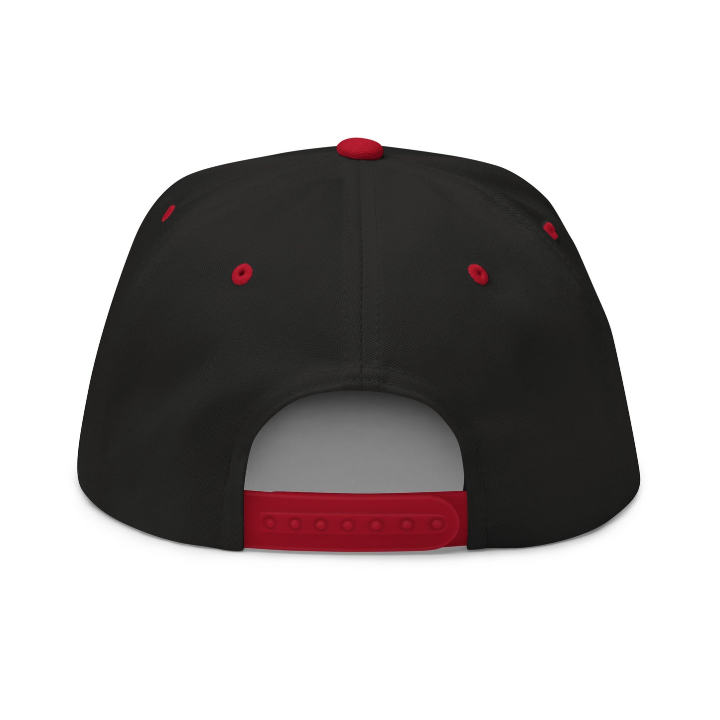 OK Squad 5-panel Flat Bill Cap - Black/Red