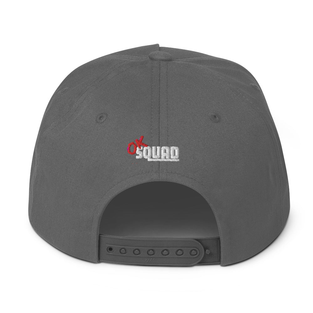 Rescue Dogs Flat Bill Cap - Grey
