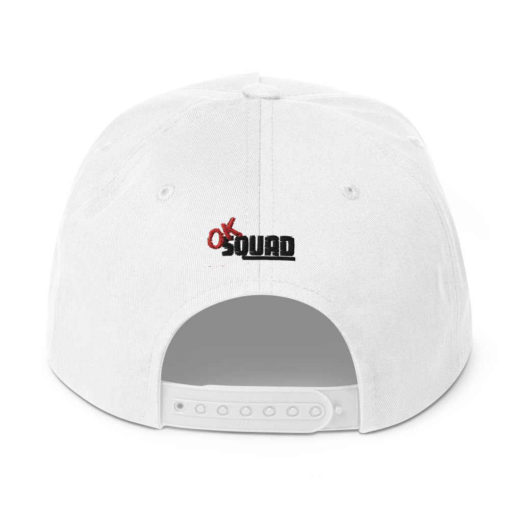 Rescue Dogs Flat Bill Cap - White