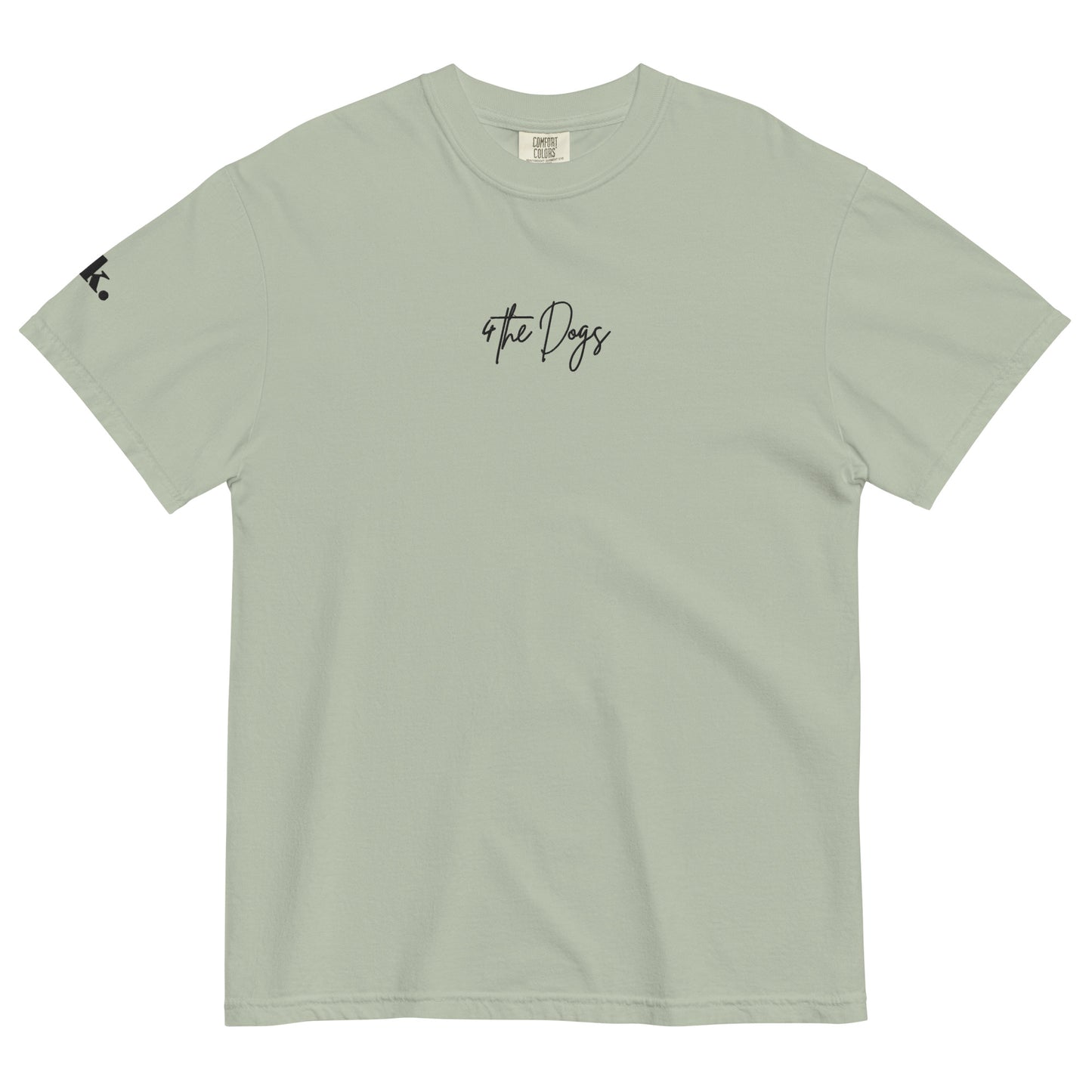 4 the Dogs - Bay - Unisex garment-dyed heavyweight t-shirt