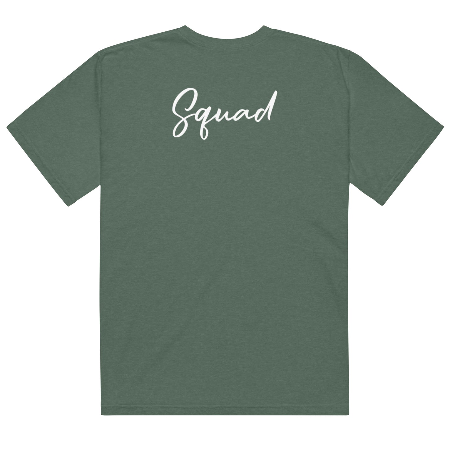 OK Squad Script Unisex garment-dyed heavyweight t-shirt - Blue Spruce