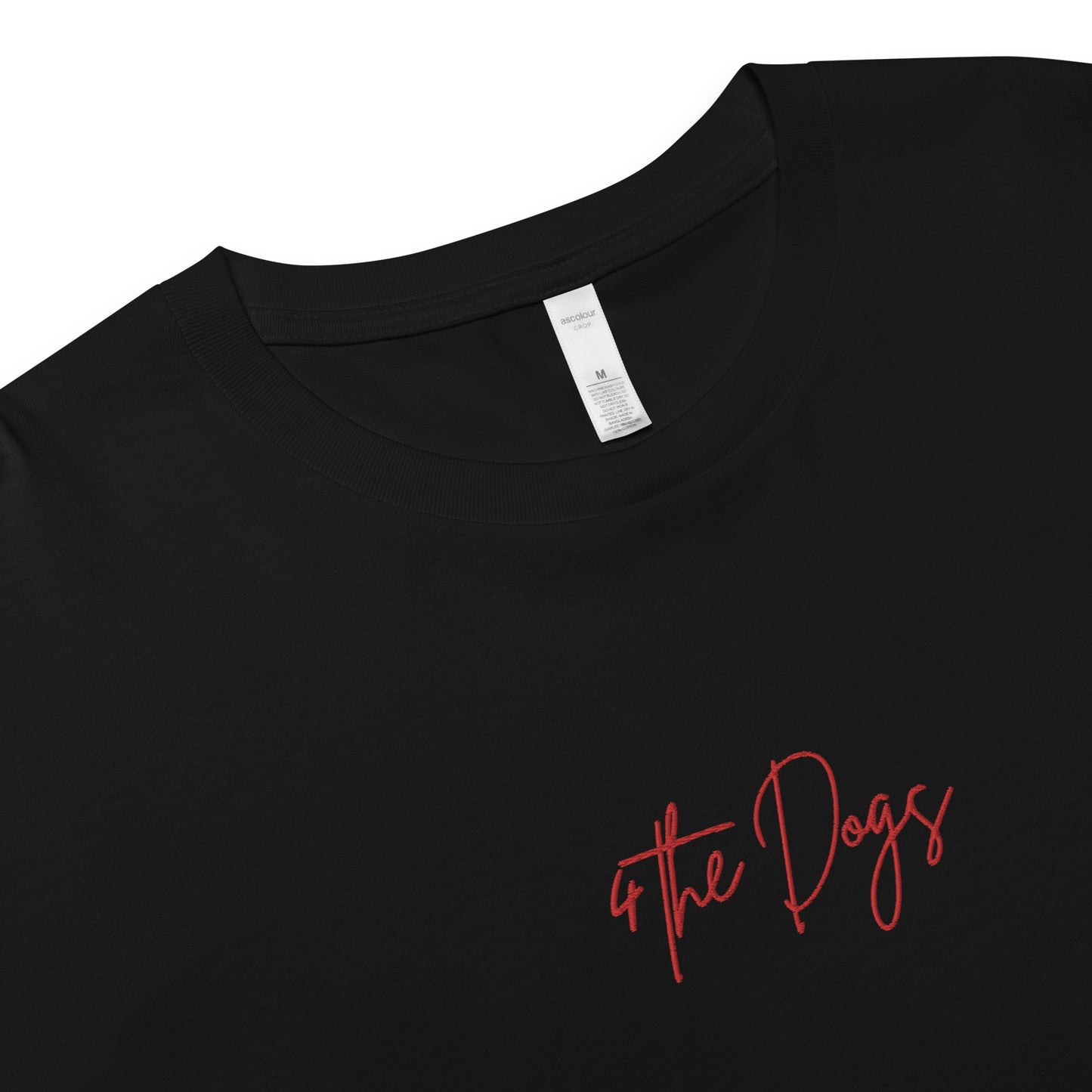 4 the Dogs Women’s crop top - Black