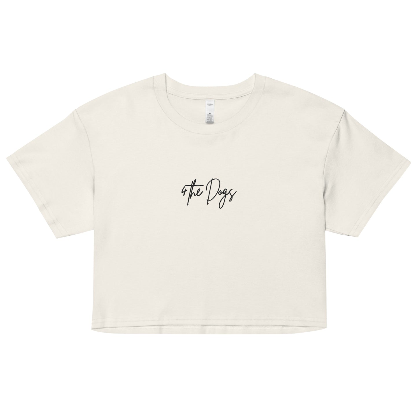 4 the Dogs Women’s crop top - Off-white