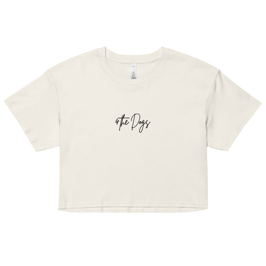 4 the Dogs Women’s crop top - Off-white