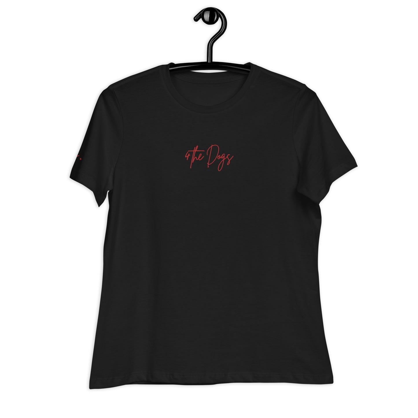 4 the Dogs - Black - Women's Relaxed T-Shirt